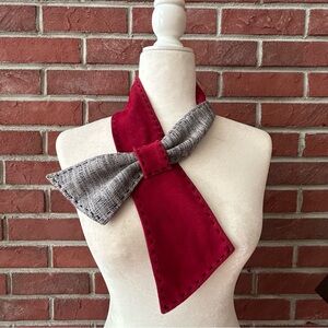 •Bajra Cashmere Silk Suede Reversible Rare Scarf Handmade In Nepal NEW